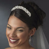 Stunning Pearl & Swarovski Crystal Bridal Wedding Hair Comb 7005