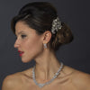 Fabulous Crystal & Pearl Vintage Bridal Wedding Hair Comb 752