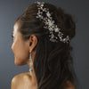 Elegant Vine Crystal Bridal Wedding Hair Comb 8218