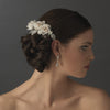 Chic Ivory Rum Rose Bridal Wedding Hair Comb 8418