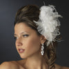 Silver Clear CZ Bridal Wedding Earrings 1301