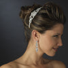 Silver Plated Bridal Wedding Headband HP 8253