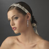 Vintage Rhinestone Bridal Wedding Ribbon Bridal Wedding Headband HP 8287