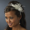 Bridal Wedding Feather Fascinator HP 8152