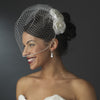 Elegant Bridal Wedding Hair Clip Pair - Bridal Wedding Hair Clip 404 with Bridal Wedding Brooch Pin