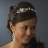 * Crystal Bridal Wedding Headband with Side Accent HP 8222