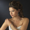 Royal Princess Kate Middleton Inspired Silver Sapphire CZ Bridal Wedding Bracelet 2722