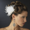 Silver Clear Rhinestone Chandelier Bridal Wedding Earrings 8685