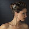Silver Clear Cubic Zirconia Bridal Wedding Necklace N 8787