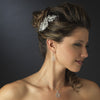 Silver Clear Cubic Zirconia Bridal Wedding Necklace N 8787