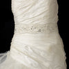 Floral Lace Sash Bridal Wedding Belt with Rhinestone, Bugle Bead & Sequin Accents 52