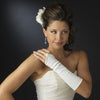 Fingerless Silky Matte Satin Bridal Wedding Gloves 1237