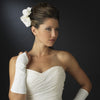 Floral Fingerless Elbow Length Bridal Wedding Gloves GL 215 8 E