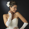 Designer Fingerless Bridal Wedding Glove GL 9128 V 10A