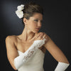 Designer Fingerless Bridal Wedding Glove GL 9128 V 10A