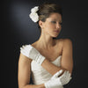 Wrist Formal Bridal Wedding Matte Satin/Satin Gloves