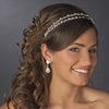 Headpiece 1003 Silver Clear