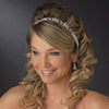 Ribbon Crystal Bridal Wedding Headband Bridal Wedding Headpiece 15760