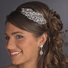 Antique Silver Side Accented Headpiece HP 397