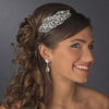 Antique Silver Side Accented Headpiece HP 397