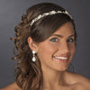 Ivory Porcelain Pearl Flower Bridal Wedding Headband 615