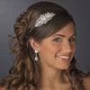 Silver Clear Bridal Wedding Headband Headpiece 621