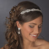 Rhinestone Vintage Silver Clear Bridal Wedding Headband Bridal Wedding Tiara HP 627