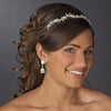 * Wavy Freshwater Pearl & Crystal Bridal Wedding Headband HP 6418