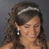 Silver Clear Rhinestone Bridal Wedding Headpiece Bridal Wedding Tiara 634