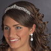 Silver Clear Rhinestone Bridal Wedding Headpiece Bridal Wedding Tiara 634