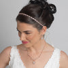 Silver Clear Rhinestone Bridal Wedding Ribbon Headband 2720