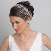 Light Gold Clear Rhinestone Handmade Wired Bridal Wedding Tiara 6349