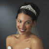 Silver Bridal Wedding Tiara HP 1016