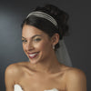 Silver Crystal Triple Band Bridal Wedding Headband HP 4093