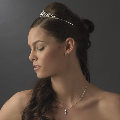 Crystal & Pearl Golden Bridal Wedding Tiara HP 6240