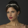 Rhodium Clear Rhinestone Vine Bridal Wedding Headband 699