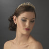 Gold & Champagne Bridal Wedding Tiara HP 7457