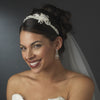 Pearl & Rhinestone Couture Side Accented Flower Bridal Wedding Headband - HP 8354