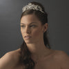 * Silver Plated Crystal Rhinestone Majesty Bridal Wedding Tiara - HP 9032