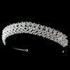 Silver Infinity Design Rhinestone Bridal Wedding Tiara Headpiece