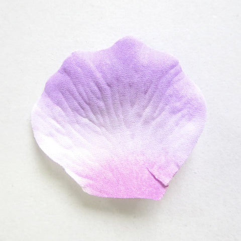 100 Lavender Three Tones Artificial Bridal Wedding & Formal Silk Rose Petals