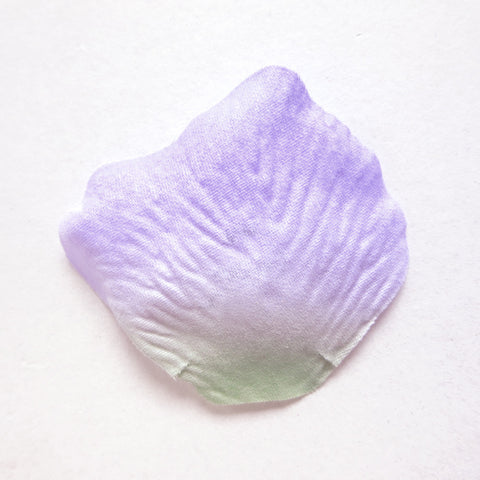 100 Lavender Green Two Tones Artificial Bridal Wedding & Formal Silk Rose Petals