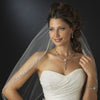 Silver Clear Marquise Round CZ Crystal & Ivory Glass Pearl Bridal Wedding Clasp Bridal Wedding Bracelet 9955
