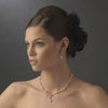 Gold & Ivory Pearl Vine Bridal Wedding Necklace N 2657