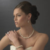 * Pink Stretch Bridal Wedding Bracelet 8361