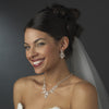 Elaborate Swarovski Crystal Bridal Wedding Jewelry Set NE 2316