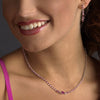 * Color Accented Crystal Bridal Wedding Jewelry Set NE 337