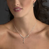 Bridal Wedding Necklace Earring Set NE 7157