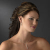 Bridal Wedding Necklace Earring Set-71789-Gold-Clear