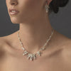 Beautiful Bridal Wedding Necklace Earring Set NE 7204